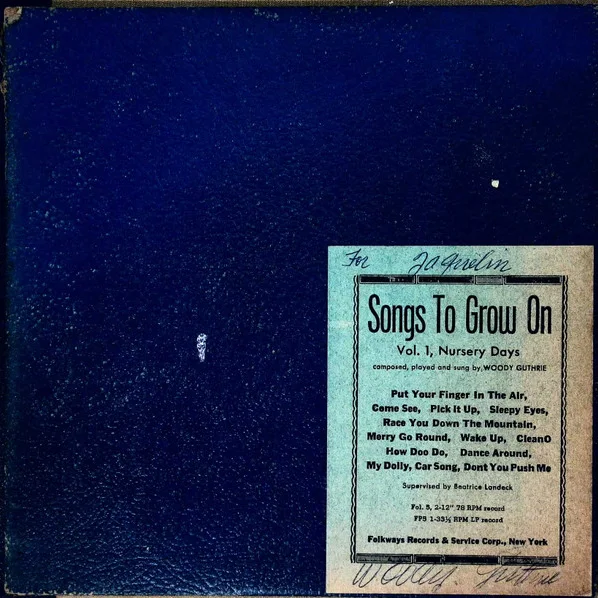 Cover of Songs To Grow On Vol. 1, Nursery Days